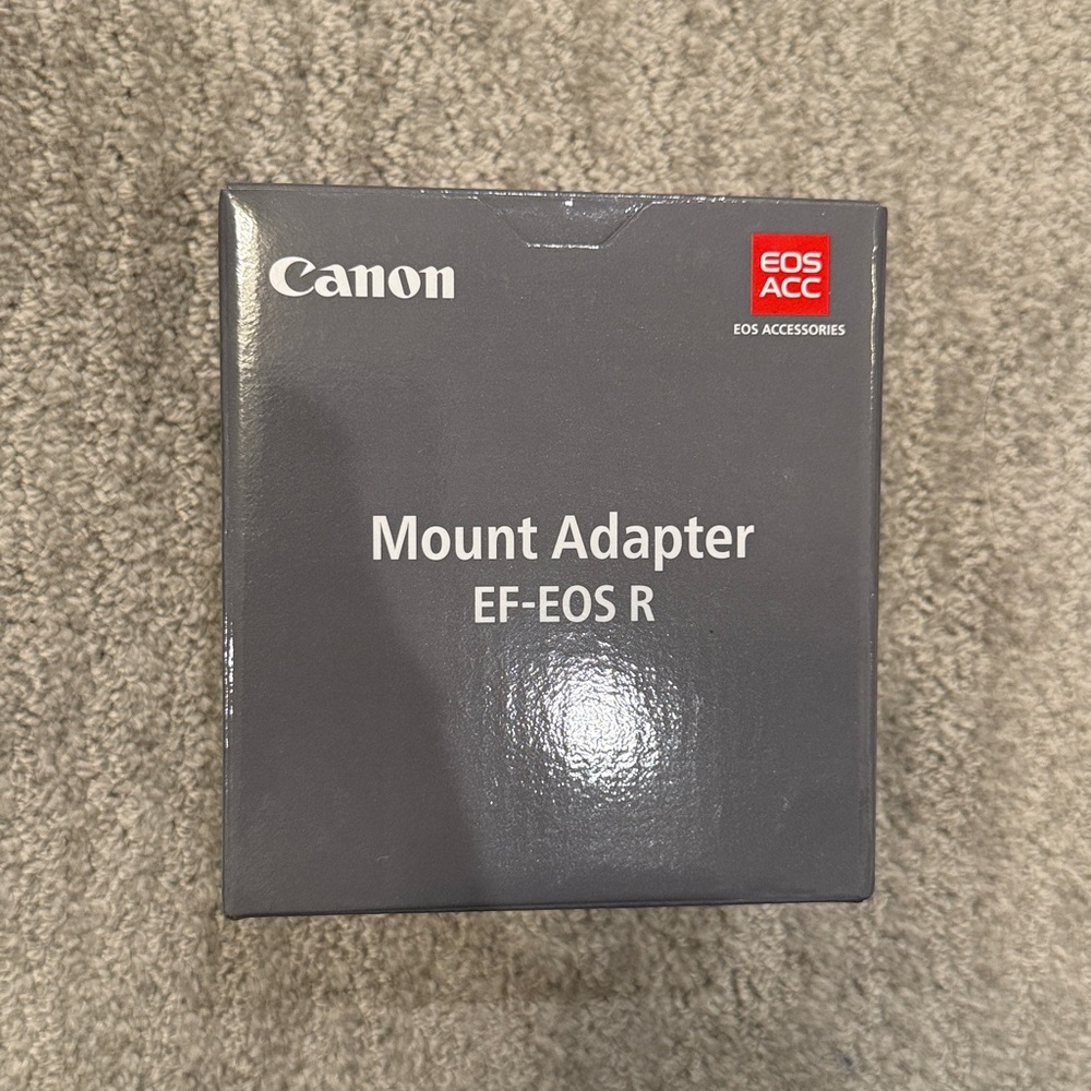 Canon EF-EOS R Mount Adapter in Black
